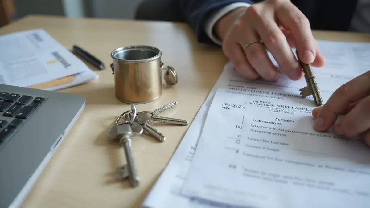 Timeline graphic of the move from owning a home to renting