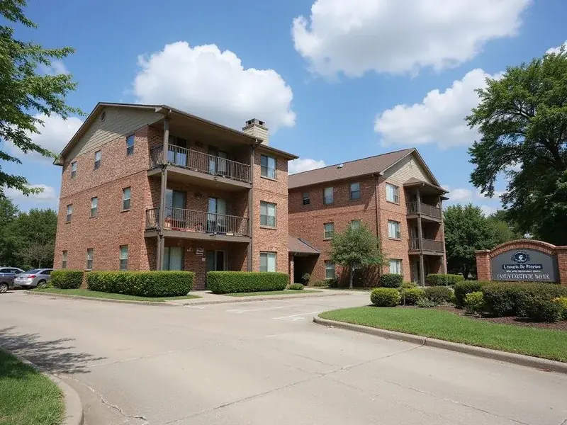 Illustration of a Houston apartment community